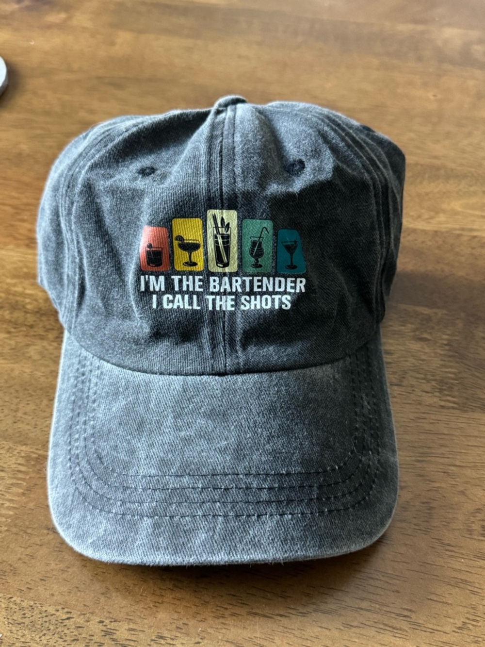 “I’m the bartender I call the shots” hat